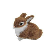 Load image into Gallery viewer, Simulation Rabbit Plush Toy Children Cognition Chicken Model Figurine Realistic Furry Animal Doll Chicken Easter Gift Kids
