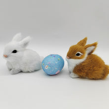 Load image into Gallery viewer, Simulation Rabbit Plush Toy Children Cognition Chicken Model Figurine Realistic Furry Animal Doll Chicken Easter Gift Kids
