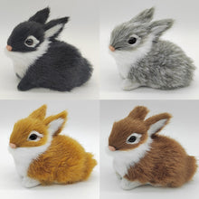 Load image into Gallery viewer, Simulation Rabbit Plush Toy Children Cognition Chicken Model Figurine Realistic Furry Animal Doll Chicken Easter Gift Kids
