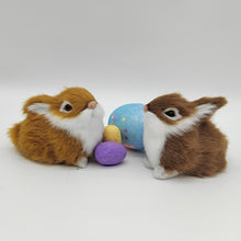 Load image into Gallery viewer, Simulation Rabbit Plush Toy Children Cognition Model Figurine Realistic Furry Animal Doll Chicken Easter Gift Kids
