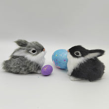 Load image into Gallery viewer, Simulation Rabbit Plush Toy Children Cognition Model Figurine Realistic Furry Animal Doll Chicken Easter Gift Kids
