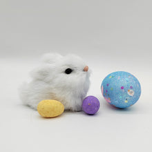 Load image into Gallery viewer, Simulation Rabbit Plush Toy Children Cognition Model Figurine Realistic Furry Animal Doll Chicken Easter Gift Kids
