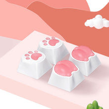 Load image into Gallery viewer, 4Pcs 3D Cute Soft Cartoon Keycaps Replace for Cherry MX Gaming Mechanical Keyboard Keycap Keys Anime Custom Key Caps
