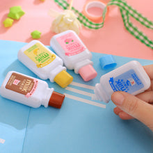 Load image into Gallery viewer, Milk Bottle Portable Correction Tape Kawaii White Out Corrector Promotional Gift Stationery Student Prize School Office Supply
