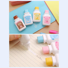Load image into Gallery viewer, Milk Bottle Portable Correction Tape Kawaii White Out Corrector Promotional Gift Stationery Student Prize School Office Supply
