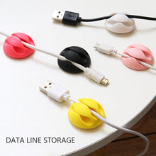 Load image into Gallery viewer, Clip Cable Bobbin Winder clamp protector Earphone Ties Organizer Wire Cord Fixer Holder Data line Tidy Collation Management
