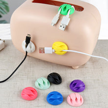 Load image into Gallery viewer, Clip Cable Bobbin Winder clamp protector Earphone Ties Organizer Wire Cord Fixer Holder Data line Tidy Collation Management

