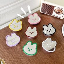 Load image into Gallery viewer, INS Cute Rabbit Mirror Phone Griptok Grip Tok Holder Ring Gift For iPhone Accessories Korean Lovely Foldable Phone Stand Holder
