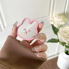 Load image into Gallery viewer, INS Cute Rabbit Mirror Phone Griptok Grip Tok Holder Ring Gift For iPhone Accessories Korean Lovely Foldable Phone Stand Holder

