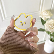 Load image into Gallery viewer, INS Cute Rabbit Mirror Phone Griptok Grip Tok Holder Ring Gift For iPhone Accessories Korean Lovely Foldable Phone Stand Holder
