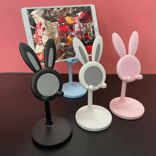 Load image into Gallery viewer, Cell Phone Stand Angle Height Adjustable Bunny Phone Stand for Desk Cute Rabbit Phone Holder Stand for Desk Mobile universal
