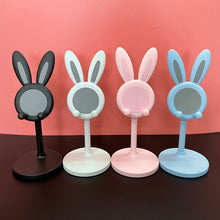 Load image into Gallery viewer, Cell Phone Stand Angle Height Adjustable Bunny Phone Stand for Desk Cute Rabbit Phone Holder Stand for Desk Mobile universal
