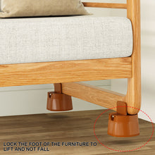 Load image into Gallery viewer, Adjustable Height Table Foot Pad Clipboard Style Bed Foot Sofa Furniture Base Pad High Block Support Elevated
