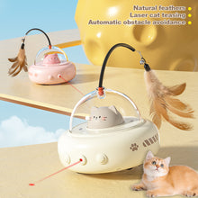 Load image into Gallery viewer, Electric Cat Interactive Toy Pet Toys With Feather Cat Teaser Wand Rechargeable Electric Sensing Pet Toys For Chasing Training
