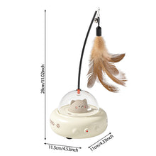 Load image into Gallery viewer, Electric Cat Interactive Toy Pet Toys With Feather Cat Teaser Wand Rechargeable Electric Sensing Pet Toys For Chasing Training
