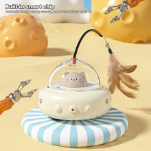 Load image into Gallery viewer, Electric Cat Interactive Toy Pet Toys With Feather Cat Teaser Wand Rechargeable Electric Sensing Pet Toys For Chasing Training
