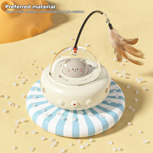 Load image into Gallery viewer, Electric Cat Interactive Toy Pet Toys With Feather Cat Teaser Wand Rechargeable Electric Sensing Pet Toys For Chasing Training
