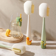 Load image into Gallery viewer, Five-In-One Home Use Multi-Functional Cup Brush Water Cup Insulated Thermal Cup Brush Milk Bottle Cleaning Brush Steel Wire Ball
