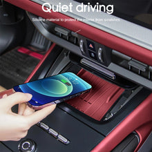 Load image into Gallery viewer, Car Silicone Center Console Wireless Charging Pad Cup Insert Accessories For Porsche Cayenne 2024 2025
