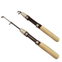 Load image into Gallery viewer, 1PC 55/65/75CM Retractable Ice Fishing Rod Large Guide Ring Carbon Lure Pole Fishing Accessories
