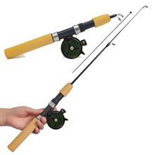 Load image into Gallery viewer, 1PC 55/65/75CM Retractable Ice Fishing Rod Large Guide Ring Carbon Lure Pole Fishing Accessories
