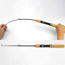Load image into Gallery viewer, 1PC 55/65/75CM Retractable Ice Fishing Rod Large Guide Ring Carbon Lure Pole Fishing Accessories

