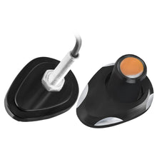 Load image into Gallery viewer, 2Pcs Motorcycle Dual Light Signal Light Eagle Eye Turn Signal Daytime Running Lamp Fog Lamp Angel Light Accessories with Aluminium Alloy Base
