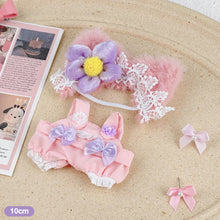 Load image into Gallery viewer, 10cm Doll Dolls Dress New Baby Clothes Doll Clothes Multicolor Embroider BJD Doll Clothes Master Dog
