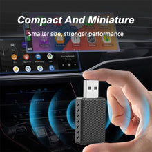 Load image into Gallery viewer, Mini 2in1 Auto Wireless CarPlay&amp;Android Wireless Adapter Smart Box Dongle Bluetooth WiFi Fast Connect Plug And Play Box
