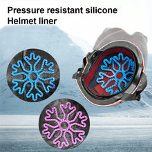 Load image into Gallery viewer, Motorcycle Helmet Liner Pad Anti-deformation Helmet Silicone Pad Ventilate Breathable Cycling Helmet Ventilation Snow Type Liner
