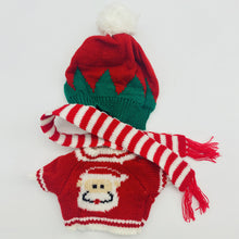 Load image into Gallery viewer, Christmas Clothes Only for LaLafanfan Duck Doll Clothes Duck Plush Series Baby Clothes Accessories Small Yellow Duck Doll Clothes

