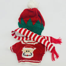 Load image into Gallery viewer, Christmas Clothes Only for LaLafanfan Duck Doll Clothes Duck Plush Series Baby Clothes Accessories Small Yellow Duck Doll Clothes
