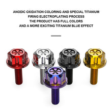 Load image into Gallery viewer, 2Pcs M6 Motorcycle Windscreen Windshield Bolts Kit Fixed Decorative Screw Cowling Windscreen Screws for NMX155 CC110
