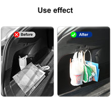 Load image into Gallery viewer, Car Rear Trunk Hook Button Buckle Hanging Storage Holder Clip Luggage Bag Umbrella Hanger Car Accessories for Tesla Model Y 2021-2024
