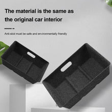 Load image into Gallery viewer, Suede Car Under Seat Storage Box Driver &amp; Passenger Seat Accessories for Tesla Model Y 2017-2024
