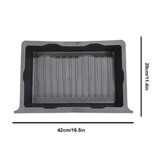 Load image into Gallery viewer, Car Under Seat Storage TPE Box Center Console Organizer Bins Front Backseat Bag Trash Tray Accessories For Tesla Model Y 2017-2024
