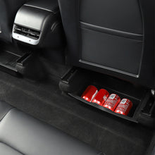 Load image into Gallery viewer, Car Under Seat Storage TPE Box Center Console Organizer Bins Front Backseat Bag Trash Tray Accessories For Tesla Model Y 2017-2024
