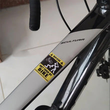 Load image into Gallery viewer, 1PC Don't Touch My Bike Waterproof Sunscreen Warning Sticker Reflective Decorative Sticker For Mountain Bikes

