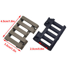 Load image into Gallery viewer, 1PC Tactical M600 Flashlight 5 Slot Rat Tail Clamp Cable Protection Chip Rat Tail Winding Accessories For 20MM Guide Rail
