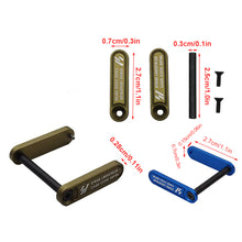 Load image into Gallery viewer, 1PC Metal Pin Lock Kublai Khan K1SI Brake Standard M4 Double Sided Aluminum Model Soft Bullet Gun Modification Accessories

