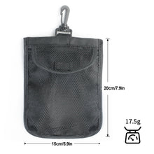 Load image into Gallery viewer, Portable Golf Ball Nylon Mesh Bag With Hook Self-Adhesive Cloth Opening And Closing Storage Bag Golf Supplies
