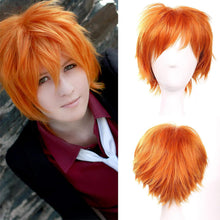 Load image into Gallery viewer, Synthetic Wig Cosplay Wig White Red Green Blue Pink Yellow Hair Short Layer Wig Fake Hair Extension Men Women Party Wig
