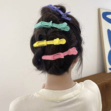 Load image into Gallery viewer, 6pcs Colorful Alligator Hair Clips Clamps Hairdressing Professional Salon Hair Grip Crocodile Hairpins Hair Barber Accessories
