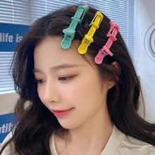 Load image into Gallery viewer, 6pcs Colorful Alligator Hair Clips Clamps Hairdressing Professional Salon Hair Grip Crocodile Hairpins Hair Barber Accessories

