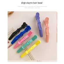 Load image into Gallery viewer, 6pcs Colorful Alligator Hair Clips Clamps Hairdressing Professional Salon Hair Grip Crocodile Hairpins Hair Barber Accessories
