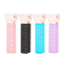 Load image into Gallery viewer, Natural Hair Root Fluffy Clips Curly Hair Rollers and Culers Bangs Hair Styling Clip Hairs Lazy Accessories Black
