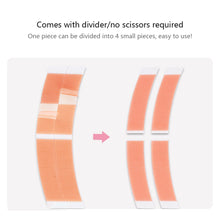 Load image into Gallery viewer, 10pcs Wig Film Wig Special Scalp Double-sided Adhesive Film Biological Double-sided Adhesive Waterproof and Sweat Proof Wig Patch
