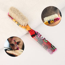 Load image into Gallery viewer, Oil Head Brush Hair Styling Horsehair Straight Hair Brush Hair Salon Cleaning Broken Hair Brush Men's Beard Comb
