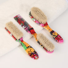 Load image into Gallery viewer, Oil Head Brush Hair Styling Horsehair Straight Hair Brush Hair Salon Cleaning Broken Hair Brush Men's Beard Comb
