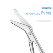 Load image into Gallery viewer, Stainless Steel Gauze Scissors Portable Household Bandage Accessories Scissors Outdoor First Aid Kit Elbow Scissors
